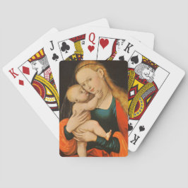 Madonna en Child Pokerkaarten