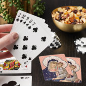 Madonna en Child Pokerkaarten (Insitu)