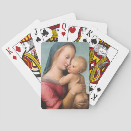 Madonna en Child Pokerkaarten