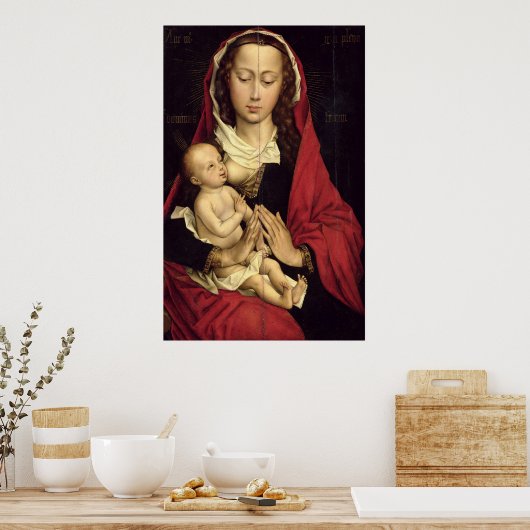 Madonna en Child Poster (Keuken)