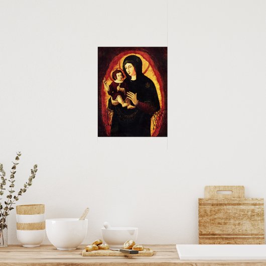 Madonna en Child poster (Keuken)