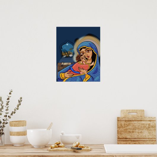 Madonna en Child Poster (Keuken)