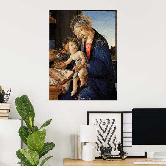 Madonna en Child Poster (Thuiskantoor)