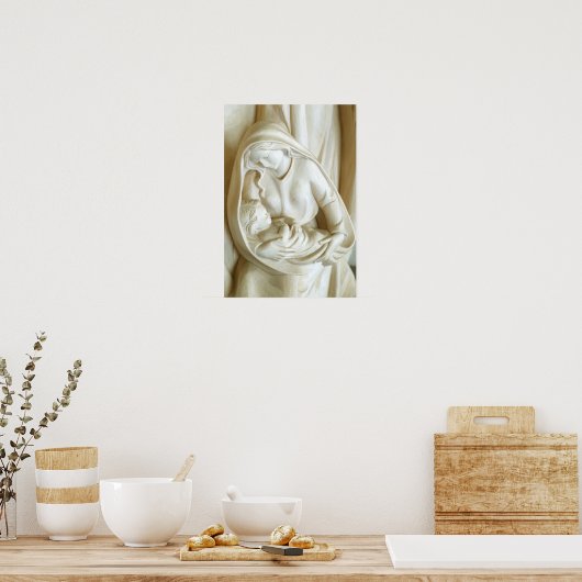 Madonna en Child Poster (Keuken)