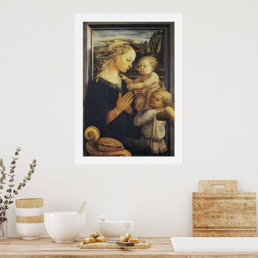 Madonna en Child Poster (Keuken)