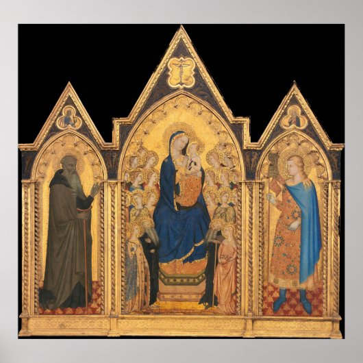 Madonna en Child - Puccio Simone Fine Art Poster (Voorkant)