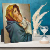 Madonna en Child Roberto Ferruzzi Fotoplaat (Zijkant)