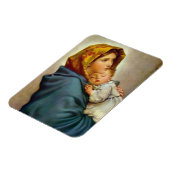 Madonna en Child Roberto Ferruzzi Madonnina Mary Magneet (Linkerzijde)