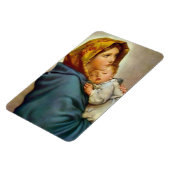 Madonna en Child Roberto Ferruzzi Magneet (Linkerzijde)