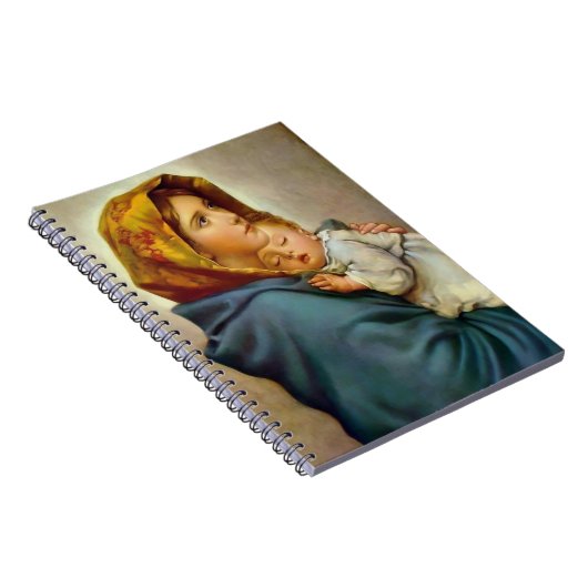 Madonna en Child Roberto Ferruzzi Notitieboek (Rechterzijde)