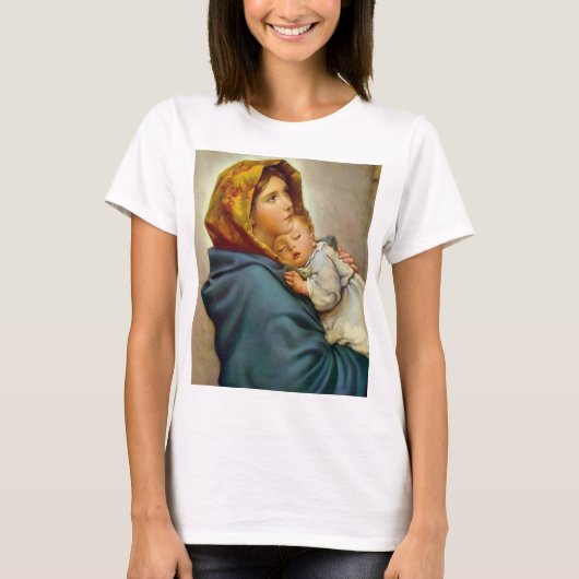 Madonna en Child Roberto Ferruzzi T-shirt (Voorkant)