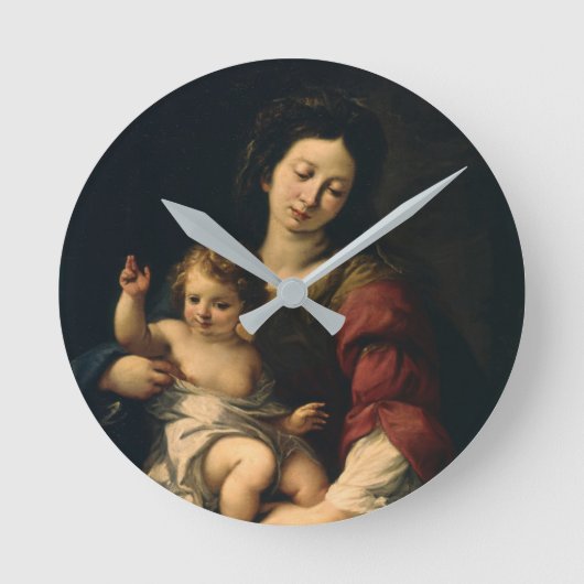 Madonna en Child Ronde Klok (Voorkant)
