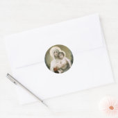 Madonna en Child Ronde Sticker (Envelop)