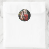 Madonna en Child Ronde Sticker (Tas)