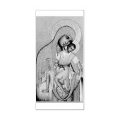 Madonna en Child Rubberstempel (Afrduk)