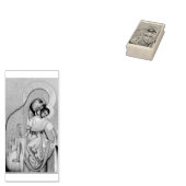 Madonna en Child Rubberstempel (Gestempeld)