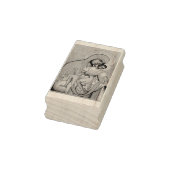 Madonna en Child Rubberstempel (Stempel)