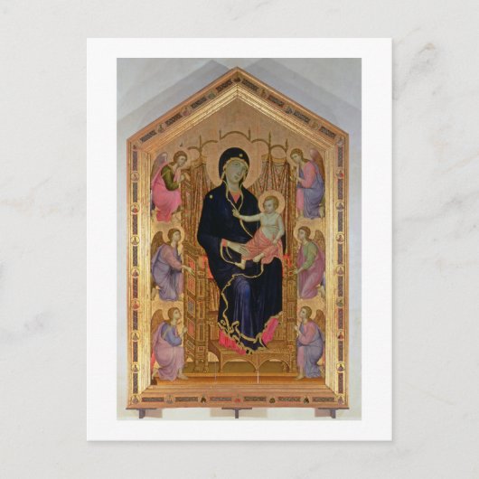 Madonna en Child (Rucellai Madonna) 1285 (tempera Briefkaart (Voorkant)