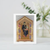 Madonna en Child (Rucellai Madonna) 1285 (tempera Briefkaart (Staand voorkant)
