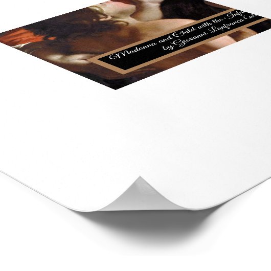 Madonna en Child Saint John Poster (Hoek)