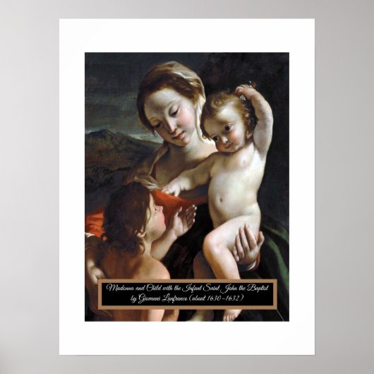 Madonna en Child Saint John Poster (Voorkant)