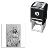 Madonna en Child Self-Inking Stamp Zelfinktende Stempel (In situ)