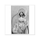Madonna en Child Self-Inking Stamp Zelfinktende Stempel (Design)
