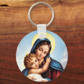 Madonna en Child sleutelhanger (Voorkant)
