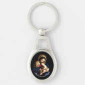 Madonna en Child Sleutelhanger (Voorkant)