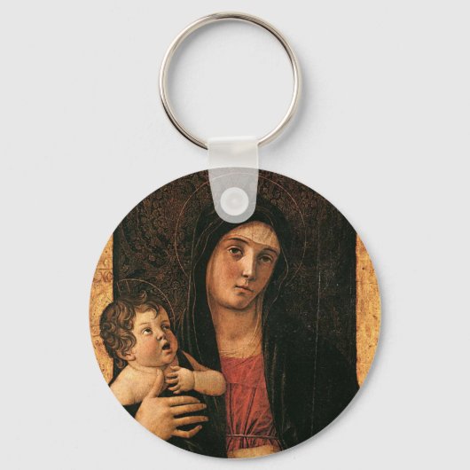 Madonna en Child Sleutelhanger (Voorkant)