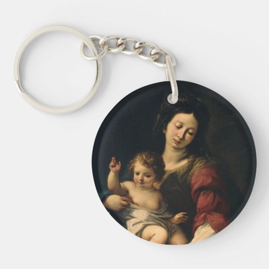 Madonna en Child Sleutelhanger (Voorkant)