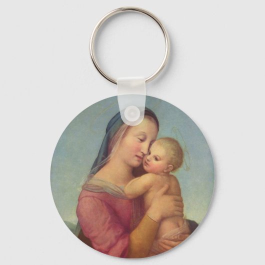 Madonna en Child Sleutelhanger (Voorkant)