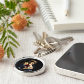 Madonna en Child Sleutelhanger (Zijkant)