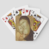 Madonna en Child Speelkaarten (Achterkant)