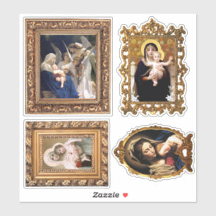 Madonna en Child Sticker