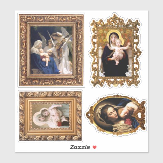 Madonna en Child Sticker (Vel)