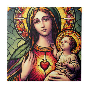 Madonna en Child Tegeltje