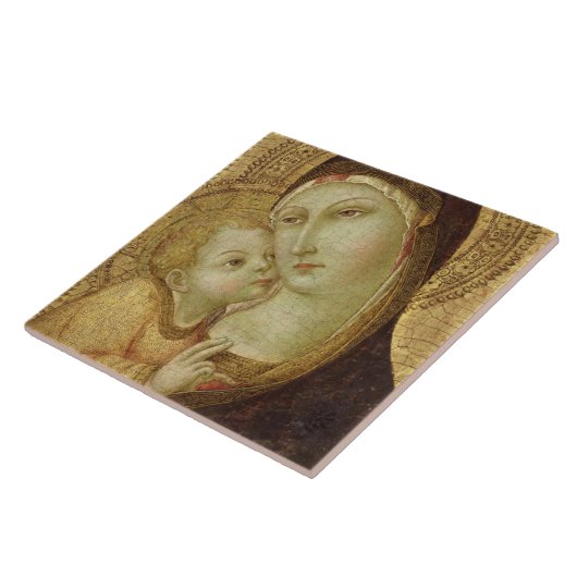 Madonna en Child Tegeltje (Zijkant)