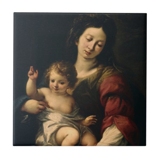 Madonna en Child Tegeltje (Voorkant)