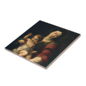 Madonna en Child Tegeltje (Zijkant)