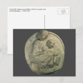 Madonna en Child, Tondo Pitti van Michelangelo Briefkaart (Voorkant / Achterkant)