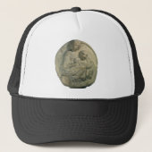 Madonna en Child, Tondo Pitti van Michelangelo Trucker Pet (Voorkant)