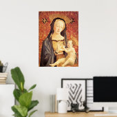 Madonna en Child - Veneziano - c1432 Poster (Thuiskantoor)