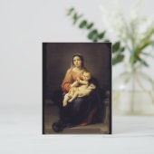 Madonna en Child - Virgin Mary - Murillo Briefkaart (Staand voorkant)