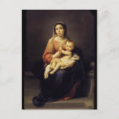 Madonna en Child - Virgin Mary - Murillo Briefkaart (Voorkant)