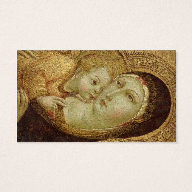 Madonna en Child Visitekaartjes (Achterkant)