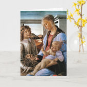 Madonna en Child With Angel - Botticelli - c1470 Kaart (Gele Bloem)