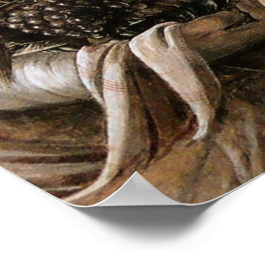 Madonna en Child With Angel - Botticelli - c1470 Poster (Hoek)