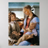 Madonna en Child With Angel - Botticelli - c1470 Poster (Voorkant)