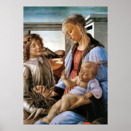 Madonna en Child With Angel - Botticelli - c1470 Poster